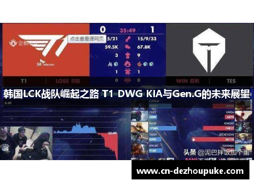 韩国LCK战队崛起之路 T1 DWG KIA与Gen.G的未来展望